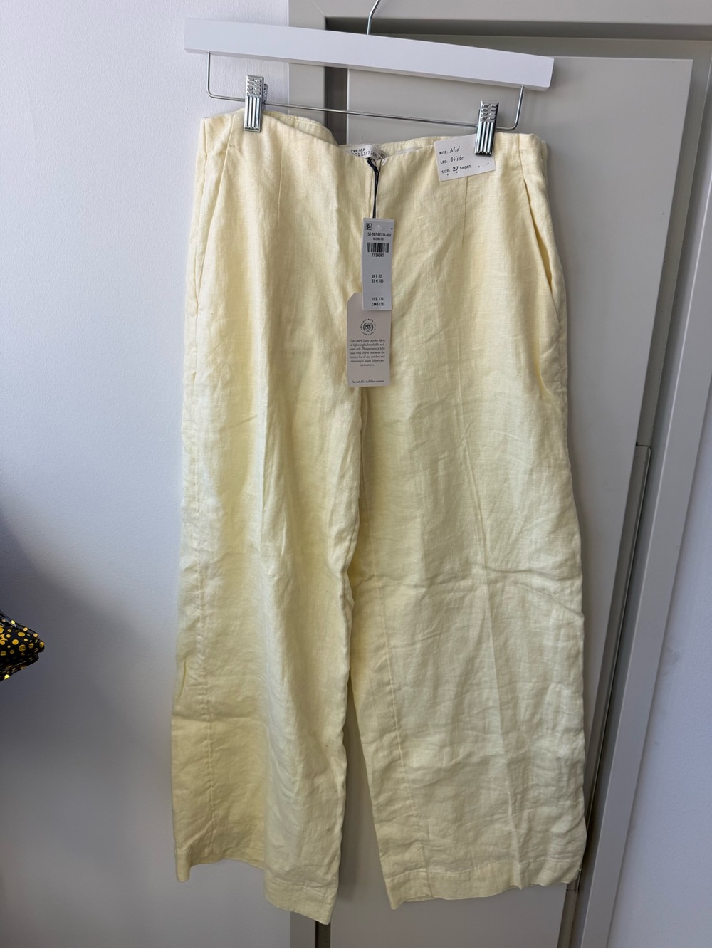 Abercrombie Linen Tailored Ultra Wide Leg Pant - Picture 4 of 4